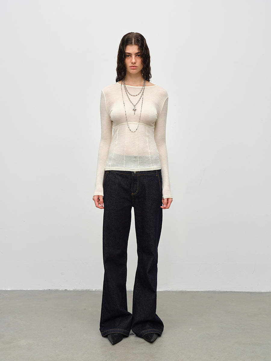 Dotyears24AW Commuter wool base layer T-shirt