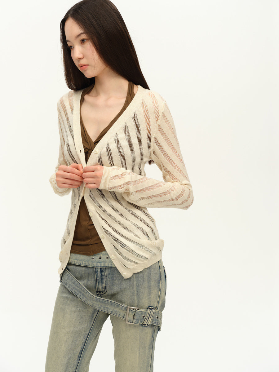 Dotyears Twisted camisole with camisole on chest, halterneck gray and green two-tone model