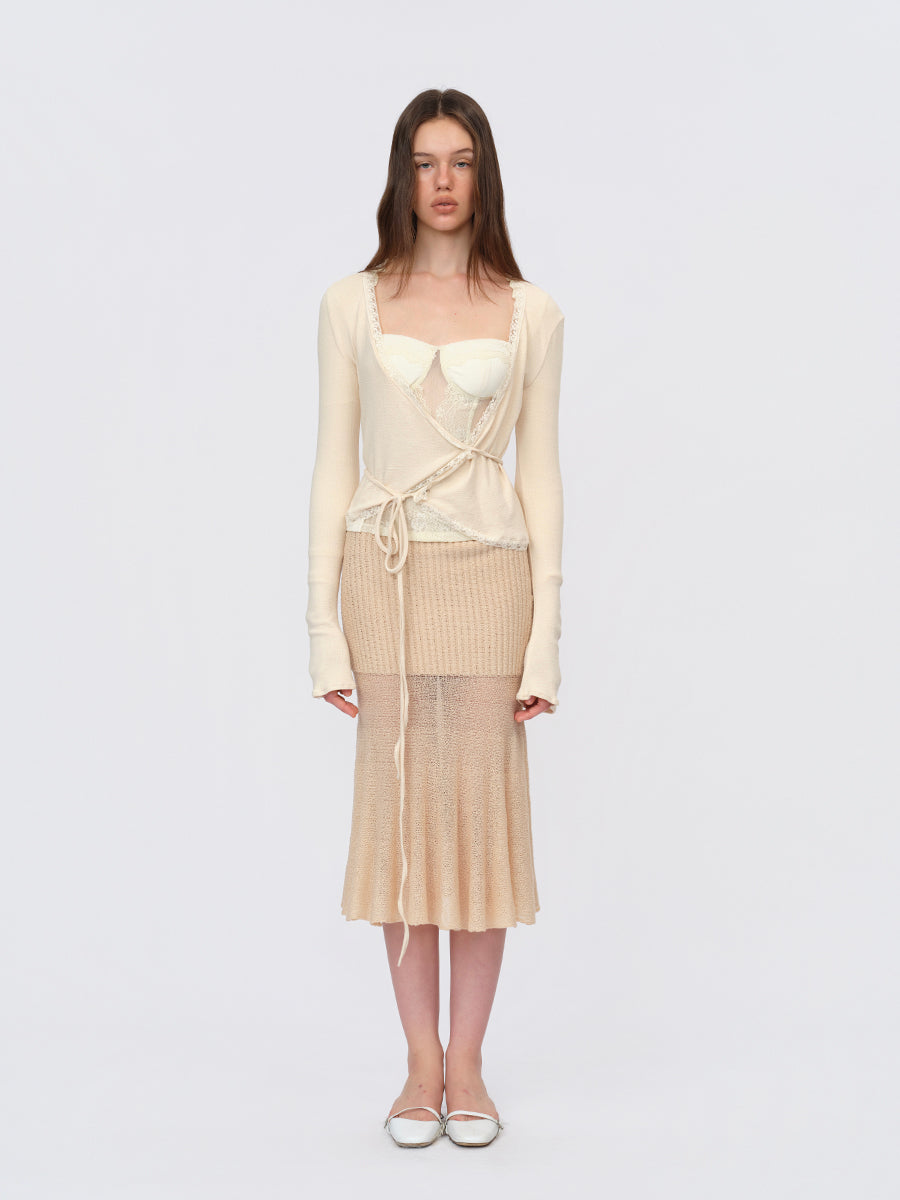 Dotyears Knit Skirt