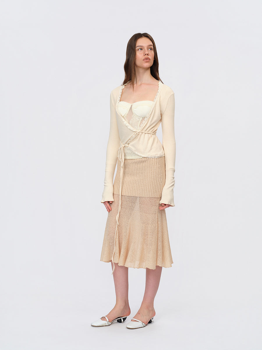 Dotyears Knit Skirt