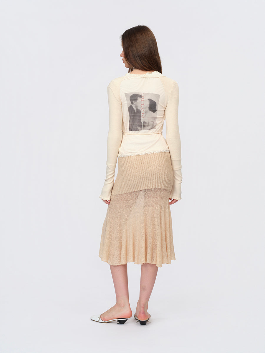 Dotyears Knit Skirt